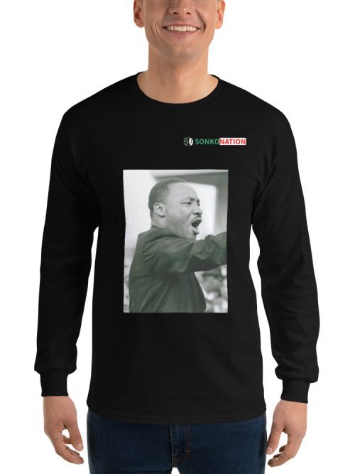 T-shirt à manches longues pour homme "Martin Luther King"