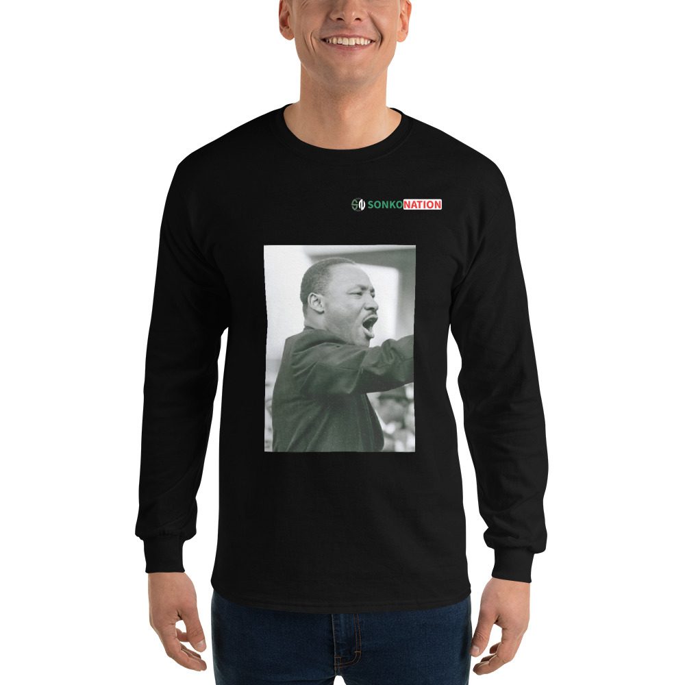 T-shirt à manches longues pour homme "Martin Luther King"