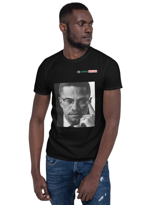 T-shirt Unisexe à Manches Courtes "Malcolm X"