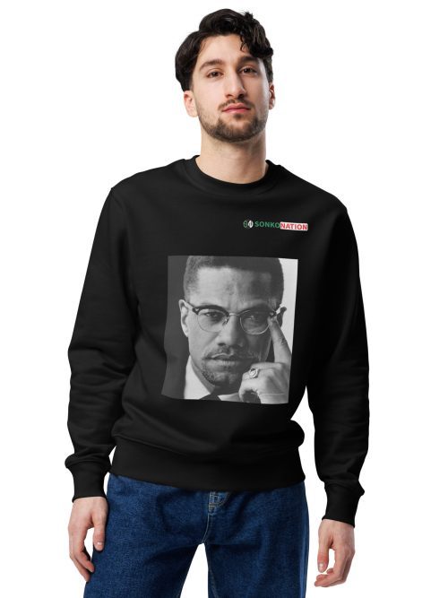 Sweatshirt éco-responsable unisexe "Malcolm X"