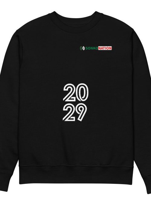 Unisex eco sweatshirt "2029 Edition"
