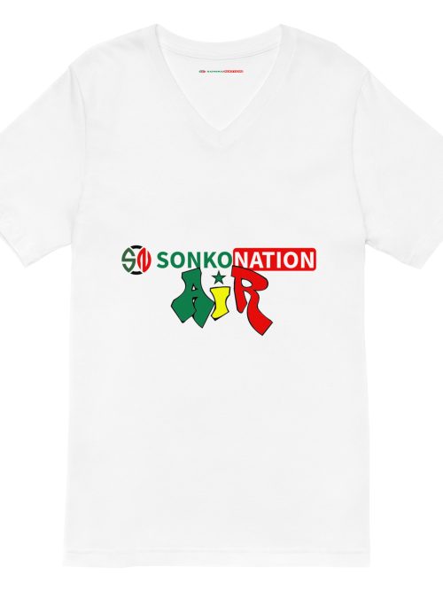 Unisex Short Sleeve V-Neck T-Shirt "Air Edition"